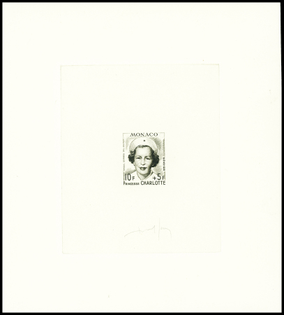 N°334 Princesse Charlotte, épreuve d'artiste dans la