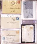 Ensemble de 133 lettres classiques et marques post