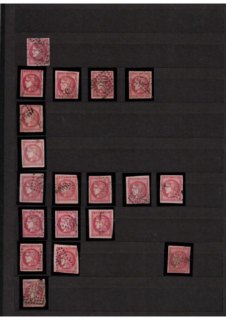1849-1900, Superbe collection de France avec très
