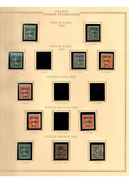 1849-1900, Superbe collection de France avec très