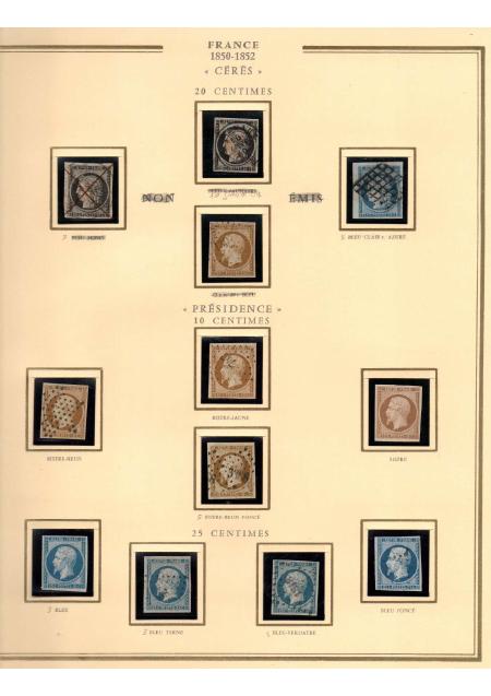 1849-1900, Superbe collection de France avec très