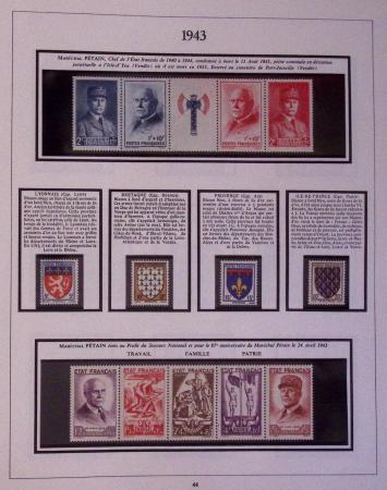 1849-2001, Collection de France en 6 volumes, avec