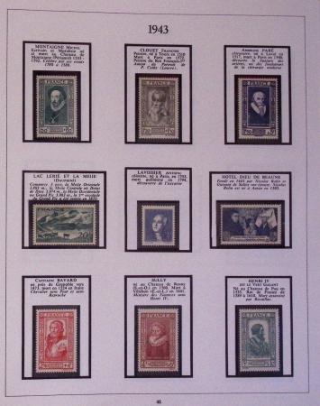 1849-2001, Collection de France en 6 volumes, avec
