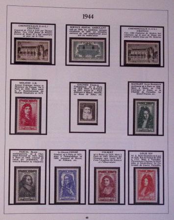 1849-2001, Collection de France en 6 volumes, avec