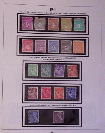 1849-2001, Collection de France en 6 volumes, avec