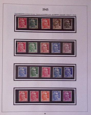 1849-2001, Collection de France en 6 volumes, avec
