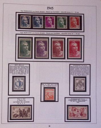 1849-2001, Collection de France en 6 volumes, avec