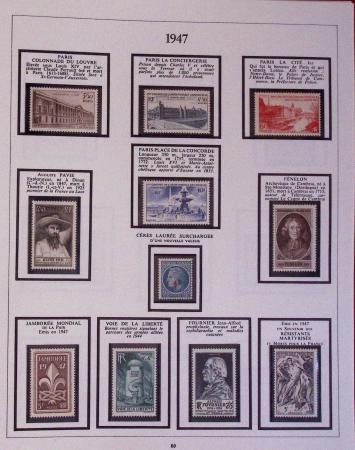 1849-2001, Collection de France en 6 volumes, avec