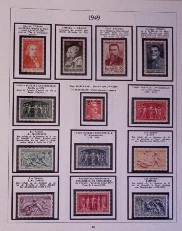 1849-2001, Collection de France en 6 volumes, avec
