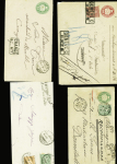 ERSTTAG : Lot 5 Briefe und eine Karte, je gestempelt