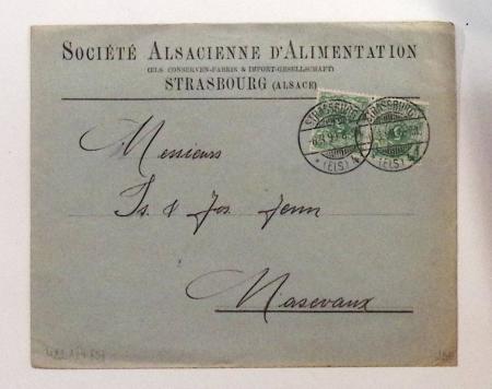 1870-1914, STRASSBURG i ELSASS: Specialised selection
