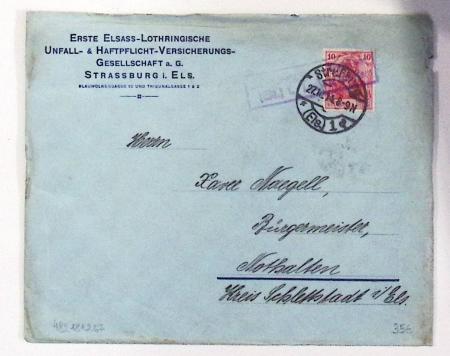 1870-1914, STRASSBURG i ELSASS: Specialised selection