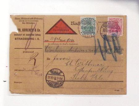 1870-1914, STRASSBURG i ELSASS: Specialised selection