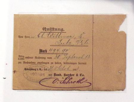 1870-1914, STRASSBURG i ELSASS: Specialised selection