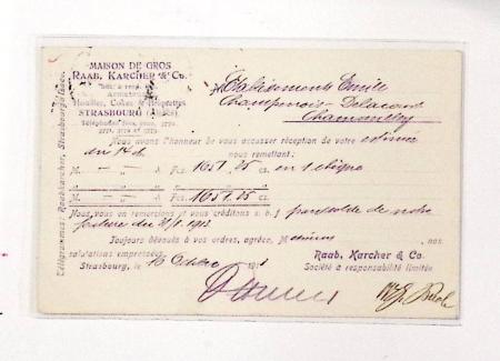 1870-1914, STRASSBURG i ELSASS: Specialised selection