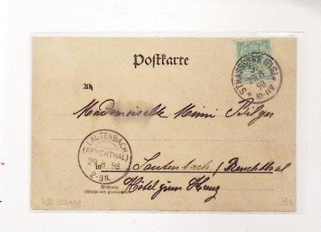 1870-1914, STRASSBURG i ELSASS: Specialised selection