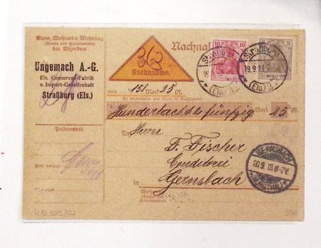 1870-1914, STRASSBURG i ELSASS: Specialised selection