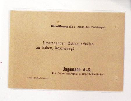 1870-1914, STRASSBURG i ELSASS: Specialised selection