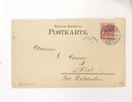 1870-1914, STRASSBURG i ELSASS: Specialised selection