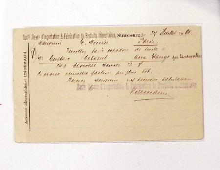1870-1914, STRASSBURG i ELSASS: Specialised selection