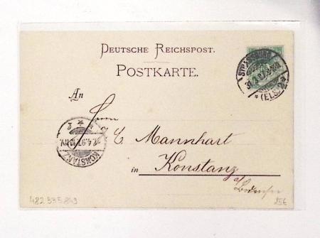 1870-1914, STRASSBURG i ELSASS: Specialised selection