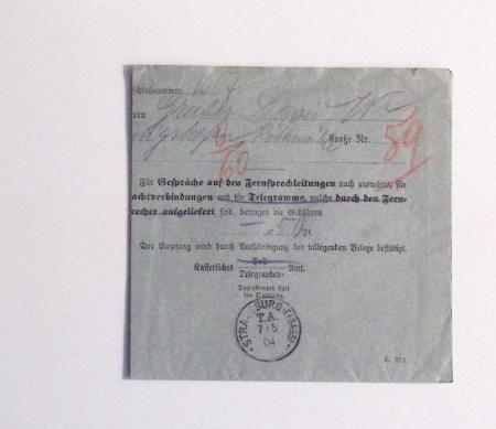 1870-1914, STRASSBURG i ELSASS: Specialised selection
