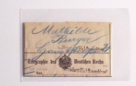 1870-1914, STRASSBURG i ELSASS: Specialised selection
