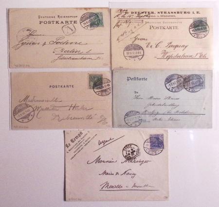 1870-1914, STRASSBURG i ELSASS: Specialised selection
