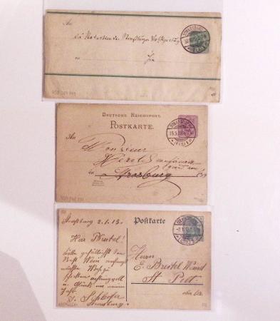 1870-1914, STRASSBURG i ELSASS: Specialised selection