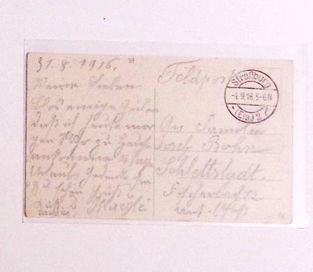 1870-1914, STRASSBURG i ELSASS: Specialised selection
