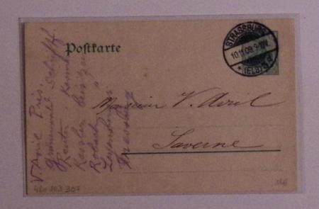 1870-1914, STRASSBURG i ELSASS: Specialised selection