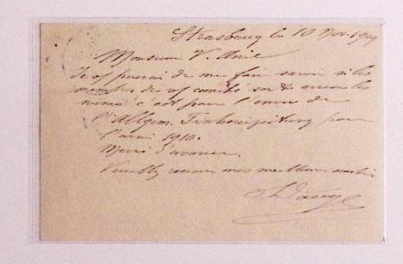 1870-1914, STRASSBURG i ELSASS: Specialised selection