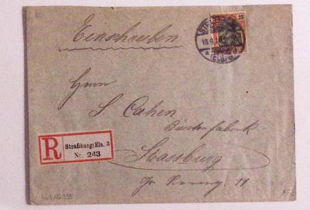 1870-1914, STRASSBURG i ELSASS: Specialised selection