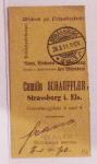 1870-1914, STRASSBURG i ELSASS: Specialised selection