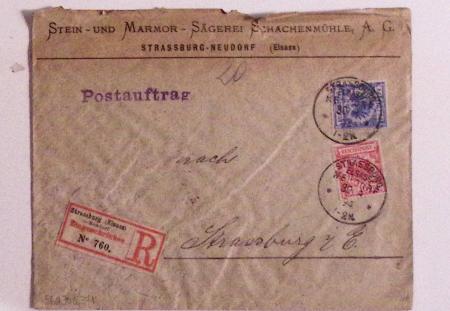 1870-1914, STRASSBURG i ELSASS: Specialised selection