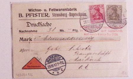 1870-1914, STRASSBURG i ELSASS: Specialised selection