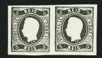 1866-67 King Luis I, 10r Yellow in mint block of four,