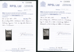 Small used selection on stockcard comprising SG 3,