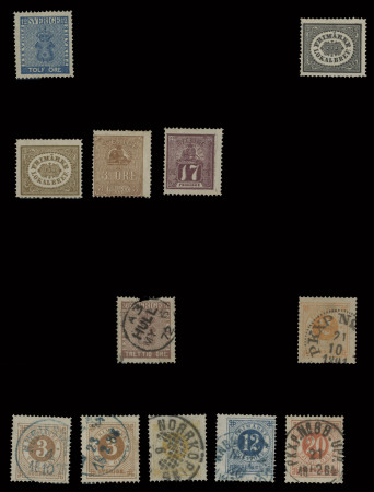 1856-91 Mint and used selection with chiefly a fine