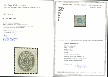 1854-1929, Mint and used selection on three stockpages,