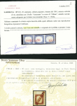 ASSICURATA and ASSICURATO cancellation, 1855-63 40c