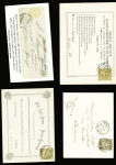 DRUCKSACHEN : Partie 13 Drucksachen mit Postkarte,