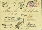 CHARGE : Partie 10 Belege, davon 8 chargé (auch Wertbrief),