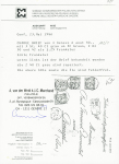 CHARGE : Partie 10 Belege, davon 8 chargé (auch Wertbrief),