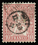 1880-1930 Spezialsammlung ZOLLSTEMPELN in zwei Steckbüchern
