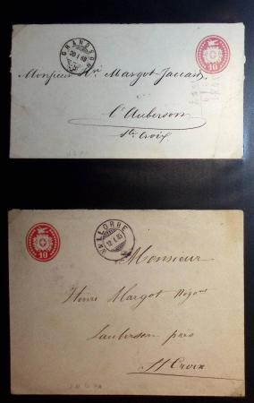 1870-1970, Collection d'entiers postaux neufs et oblitérés