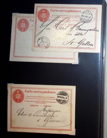 1870-1970, Collection d'entiers postaux neufs et oblitérés