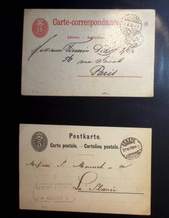 1870-1970, Collection d'entiers postaux neufs et oblitérés