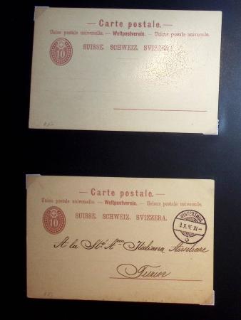 1870-1970, Collection d'entiers postaux neufs et oblitérés