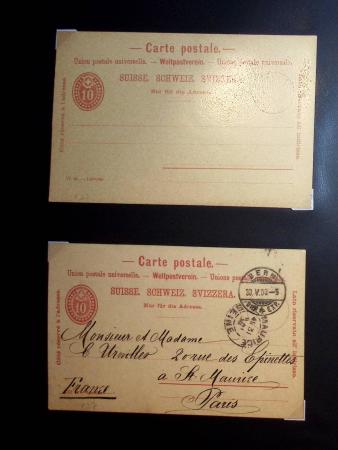 1870-1970, Collection d'entiers postaux neufs et oblitérés